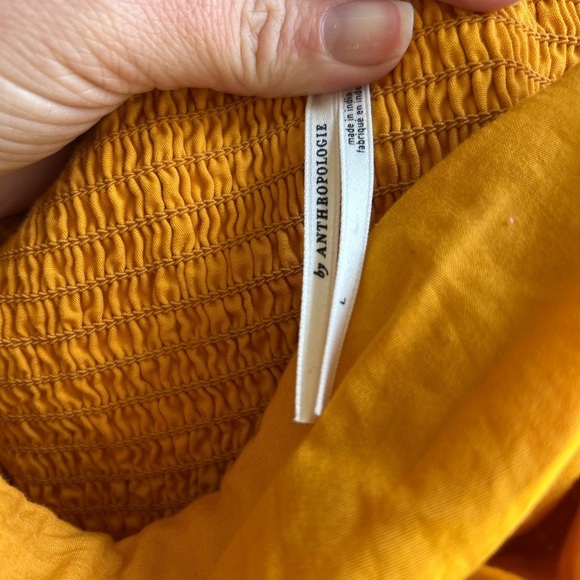 Anthropologie Emily Halter Mini Dress size LG boho festival coast beach summer - Picture 7 of 10